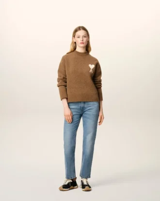 Blå jeans i bomull med klassisk passform