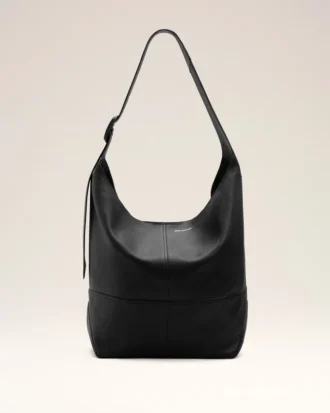Etienne crossbody-veske i svart Taurillon-lær