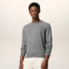 Grå Ami de Coeur Sweater i ull med rund hals