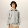 Grå Ami de Coeur-Sweatshirt i bomull