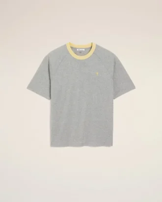 Grå Ami de Coeur T-Shirt i bomull