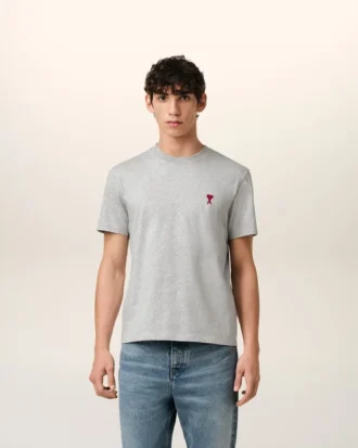 Grå Ami de Coeur T-Shirt i bomull