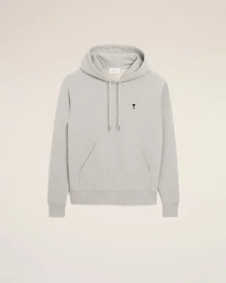 Grå bomullsAmi de Coeur Hoodie