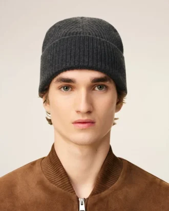 Grå ull Ami de Coeur Beanie