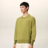 Grønn Ami de Coeur Sweater i ull med rund hals