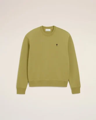 Grønn Ami de Coeur-sweatshirt i bomull