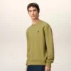 Grønn Ami de Coeur-sweatshirt i bomull