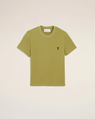 Grønn Ami de Coeur T-Shirt i bomull