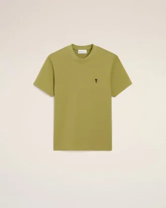 Grønn Ami de Coeur T-Shirt i bomull