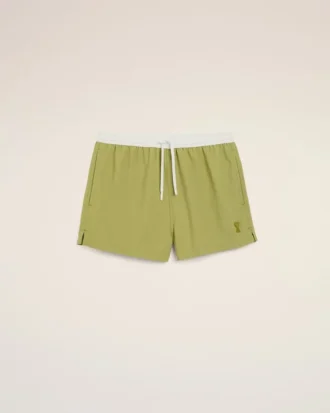 Grønn nylon-badedrakt