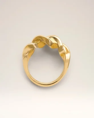 Gullmessingring