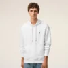 Hvit Ami de Coeur Hoodie i bomull
