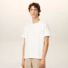 Hvit Ami de Coeur T-Shirt i økologisk bomull