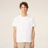 Hvit Ami de Coeur T-Shirt i økologisk bomull