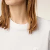 Hvit Ami de Coeur T-Shirt i økologisk bomull