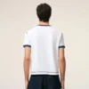 Hvit Ami de Coeur T-Shirt med strikket lapp