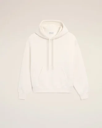 Hvit bomulls Ami de Coeur Hoodie