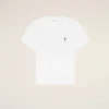 Hvit bomulls-Ami de Coeur T-Shirt