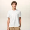 Hvit bomulls-Ami de Coeur T-Shirt