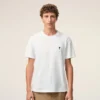 Hvit bomulls-Ami de Coeur T-Shirt