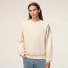 Hvit bomulls-Sweatshirt med Ami de Coeur-preg