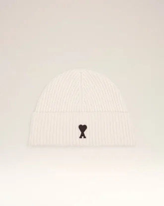 Hvit ull-Ami de Coeur Beanie
