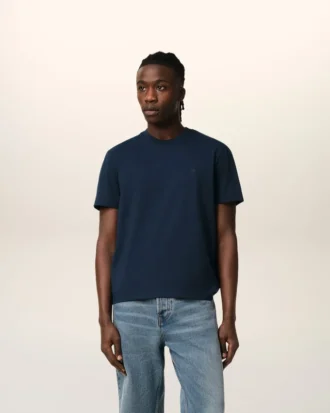 Marineblå Ami de Coeur T-Shirt i bomull