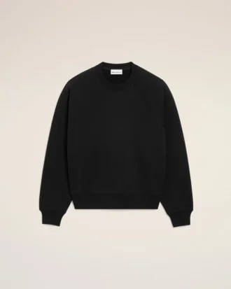 Svart bomullssweatshirt med Ami de Coeur-preg